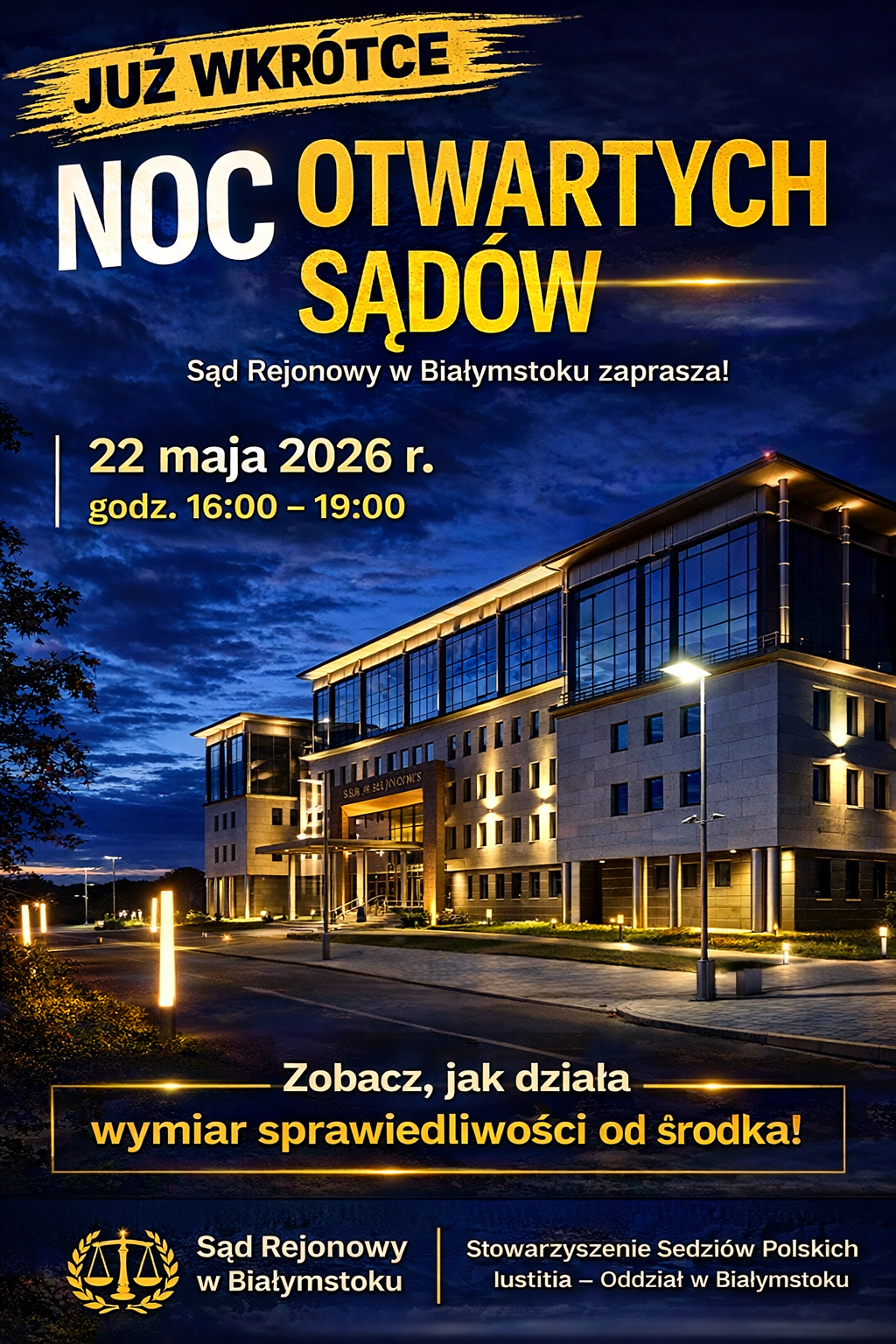 plakat zaproszenie Noc Muzeum 2026